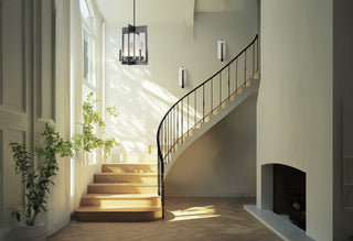 Vertical Bar Forged Vertical Bar Sconce in Dark Smoke