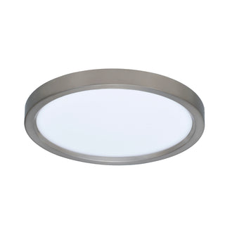 RP Lighting + Fans - 4350-1BN-3K-15 - LED Flush Mount - Nickel Tones