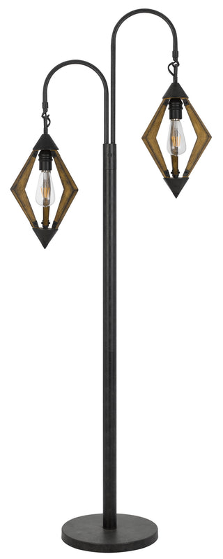 Cal Lighting - BO-2856FL-2L - Two Light Floor Lamp - Valence - Wood
