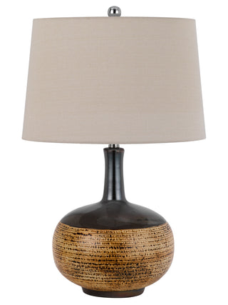 Cal Lighting - BO-3211TB - One Light Table Lamp - Yuma - Terra Cotta/Black