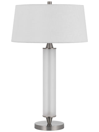 Cal Lighting - BO-3222TB - Two Light Table Lamp - Pavia - Fluted Frosted Glass/Steel