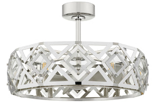 Cal Lighting - CF-1008 - LED Fandelier - Bario - Chrome