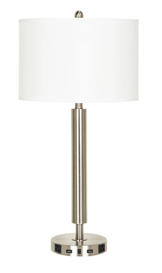 Cal Lighting - LA-2004NS-5R-BS - One Light Night Stand Lamp - Night Stand - Brushed Steel