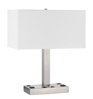 Cal Lighting - LA-8036DK - Two Light Desk Lamp - Colmar - Brushed Steel