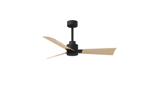 Matthews Fan Company - AK-BK-LM-42 - 42" Ceiling Fan - Alessandra - Matte Black