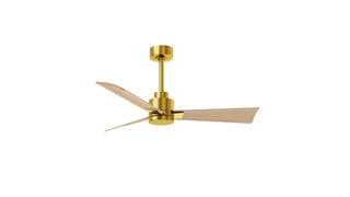 Matthews Fan Company - AK-BRBR-LM-42 - 42" Ceiling Fan - Alessandra - Brushed Brass