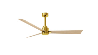 Matthews Fan Company - AK-BRBR-LM-56 - 56" Ceiling Fan - Alessandra - Brushed Brass