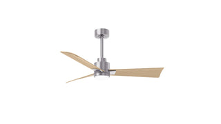 Matthews Fan Company - AKLK-BN-LM-42 - 42" Ceiling Fan - Alessandra - LK - Brushed Nickel