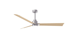 Matthews Fan Company - AKLK-BN-LM-56 - 56" Ceiling Fan - Alessandra - LK - Brushed Nickel