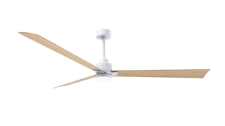 Matthews Fan Company - AKLK-MWH-LM-72 - 72" Ceiling Fan - Alessandra - LK - Matte White