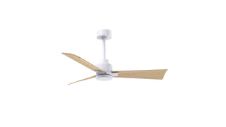 Matthews Fan Company - AK-MWH-LM-42 - 42" Ceiling Fan - Alessandra - Matte White