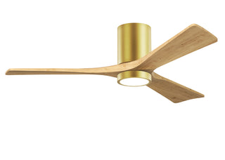 Matthews Fan Company - IR3HLK-BRBR-LM-52 - 52" Ceiling Fan - Irene-3HLK - Brushed Brass