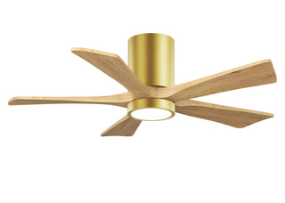 Matthews Fan Company - IR5HLK-BRBR-LM-42 - 42" Ceiling Fan - Irene-5HLK - Brushed Brass