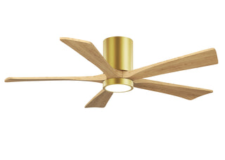 Matthews Fan Company - IR5HLK-BRBR-LM-52 - 52" Ceiling Fan - Irene-5HLK - Brushed Brass