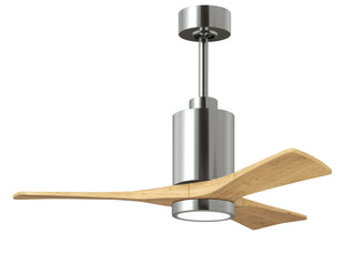 Matthews Fan Company - PA3-CR-LM-42 - 42" Ceiling Fan - Patricia-3 - Polished Chrome