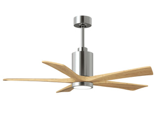 Matthews Fan Company - PA5-CR-LM-52 - 52" Ceiling Fan - Patricia-5 - Polished Chrome