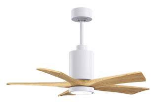 Matthews Fan Company - PA5-WH-LM-42 - 42" Ceiling Fan - Patricia-5 - Gloss White