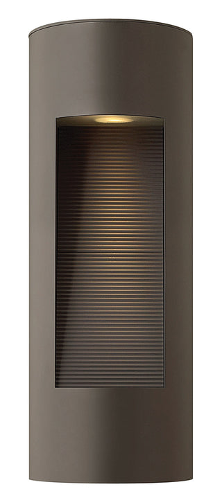 Luna Medium Wall Mount Lantern in Bronze