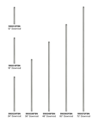 Hinkley - 990048FBN - Downrod - 48" Downrod - Brushed Nickel
