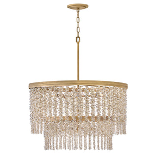 Rubina LED Chandelier in Burnished Gold