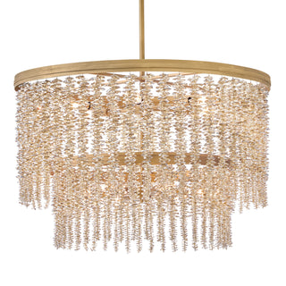 Rubina LED Chandelier in Burnished Gold