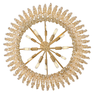 Rubina LED Chandelier in Burnished Gold