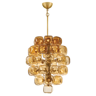Fredrick Ramond - FR46856UB - LED Chandelier - Perriand - Unlacquered Brass