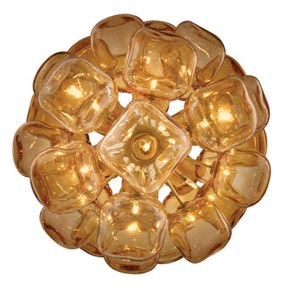 Perriand LED Chandelier in Unlacquered Brass