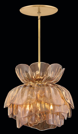 Fantine LED Chandelier in Unlacquered Brass