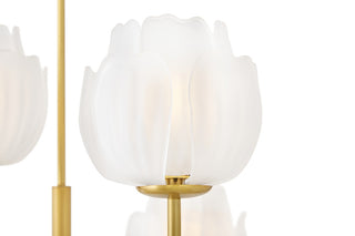 Fantine LED Chandelier in Unlacquered Brass