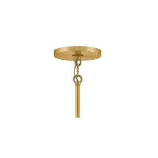 Maya LED Chandelier in Unlacquered Brass