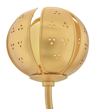 Anthos LED Chandelier in Unlacquered Brass