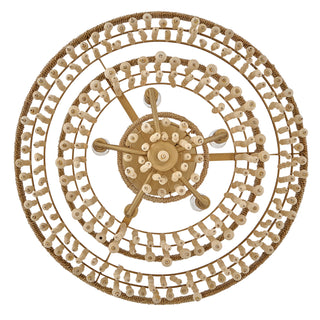 Freya LED Semi Flush Mount in Burnished Gold