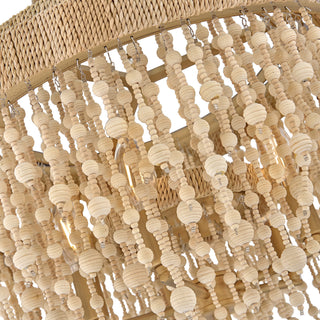 Freya LED Semi Flush Mount in Burnished Gold