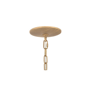 Freya LED Semi Flush Mount in Burnished Gold
