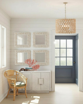 Piddock Mirror in White