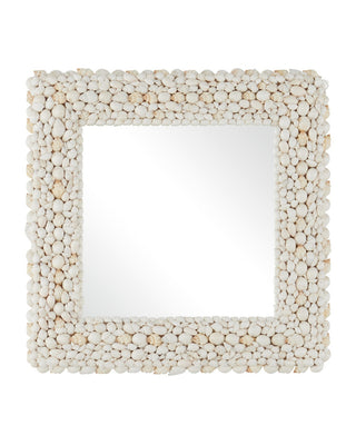 Currey and Company - 1000-0164 - Mirror - Piddock - White
