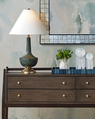 Mosaico Mirror in Ebony/Antique Mirror