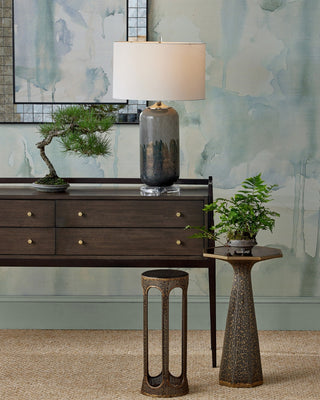 Mosaico Mirror in Ebony/Antique Mirror