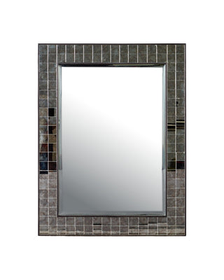 Currey and Company - 1000-0166 - Mirror - Mosaico - Ebony/Antique Mirror