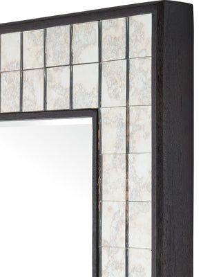 Mosaico Mirror in Ebony/Antique Mirror