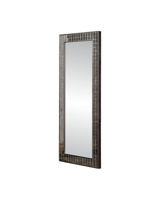 Mosaico Mirror in Ebony/Antique Mirror