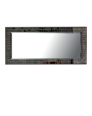 Mosaico Mirror in Ebony/Antique Mirror