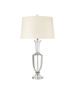 Currey and Company - 6000-1015 - One Light Table Lamp - Classico - Clear/Natural Brass