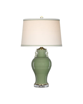 Currey and Company - 6000-1028 - One Light Table Lamp - Londonderry - Green/Clear