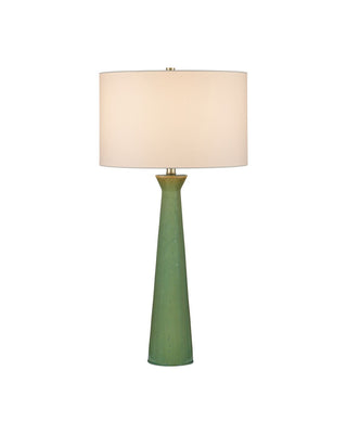Currey and Company - 6000-1042 - One Light Table Lamp - Grassington - Green