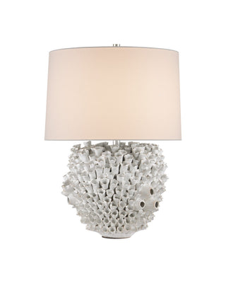 Currey and Company - 6000-1045 - One Light Table Lamp - Manitapi - White