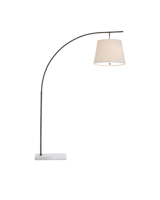 Currey and Company - 8000-0119 - Two Light Floor Lamp - Cloister - Oil Rubbed Bronze/White