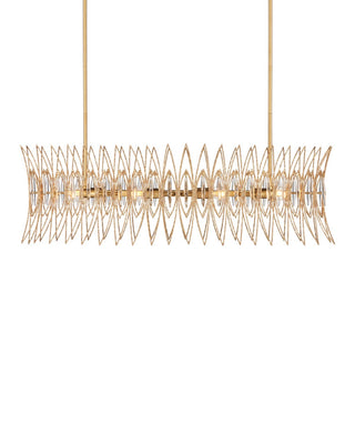Currey and Company - 9000-1286 - Eight Light Chandelier - Marquise - Clear/Luxor Gold