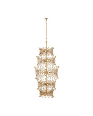 Marquise 18 Light Chandelier in Clear/Luxor Gold